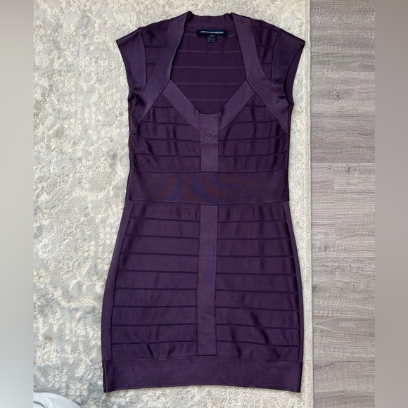 French Connection Dresses & Skirts - French Connection Bandage Purple Mini Midi Dress